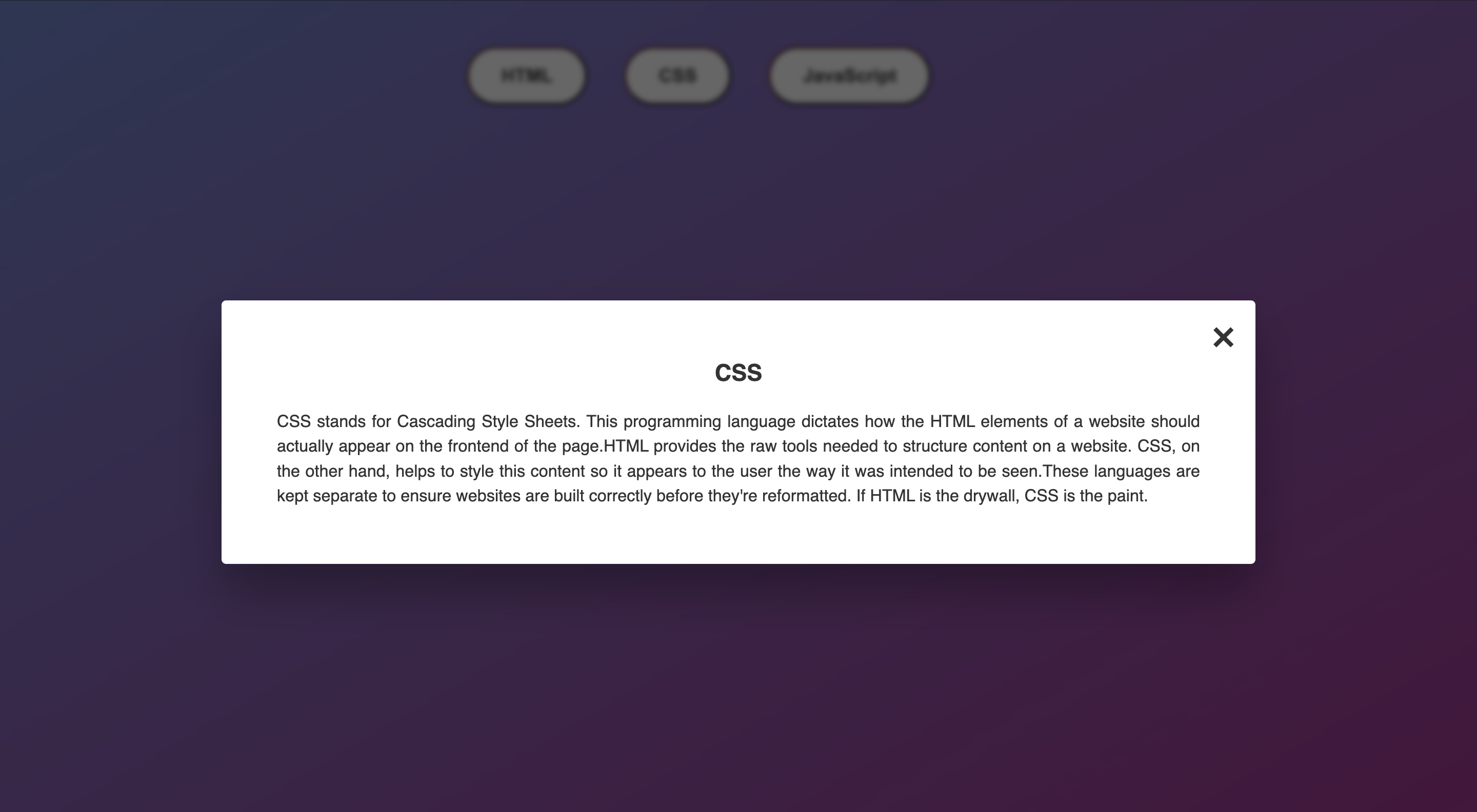 Modal Window